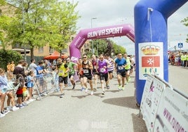 Corredores en las salida