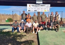 Participantes en la gran tirada al plato