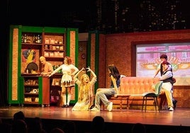 Una escena del musical basado en la serie Friends