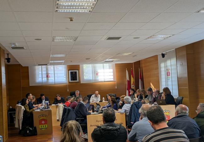 Pleno celebrado este miércoles en Arroyo