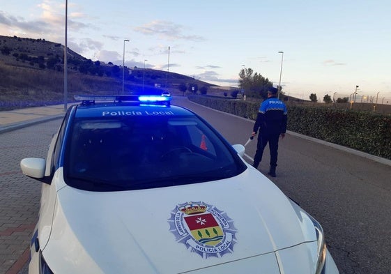 Control policial en Arroyo de la Encomienda