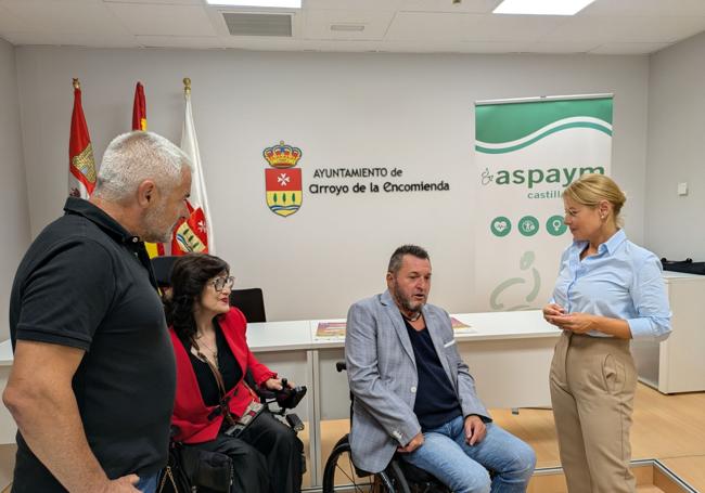 Sebastián Nogales, Mar Matías, Fran Sardón y Sandra González durante la presentación