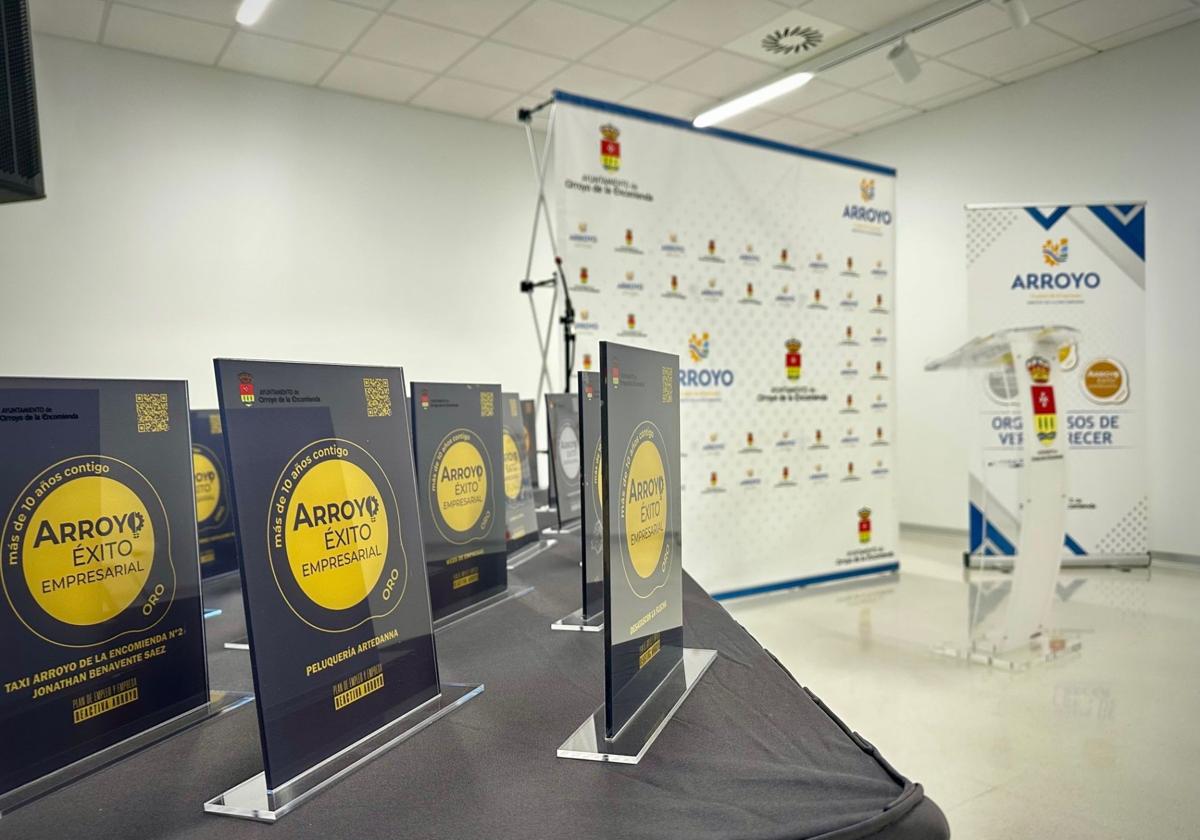 Sellos 'Arroyo éxito empresarial' entregados en 2024