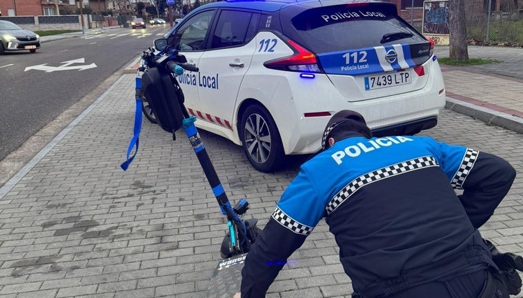 Campaña policial de vigilancia de patinetes entre el 12 y el 18 de enero
