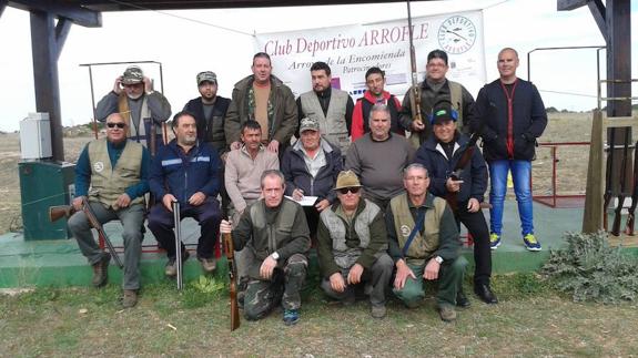 Participantes en la jornada de caza. 