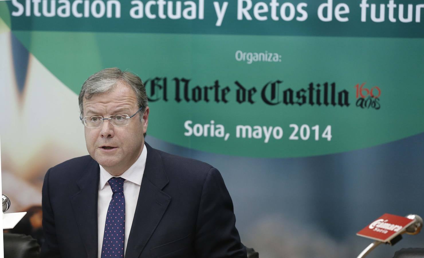 El consejero de Medio Ambiente, Antonio Silván, durante su intervención.