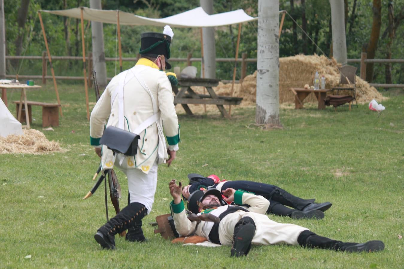 Recreación de la batalla de las tropas napoleónicas de 1808 en Torquemada (2/2)