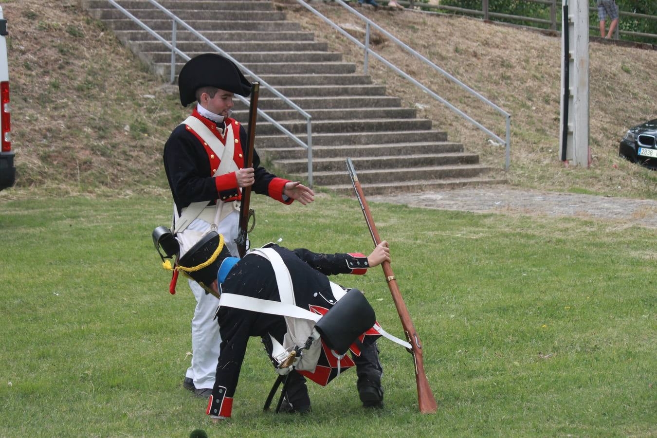 Recreación de la batalla de las tropas napoleónicas de 1808 en Torquemada (2/2)