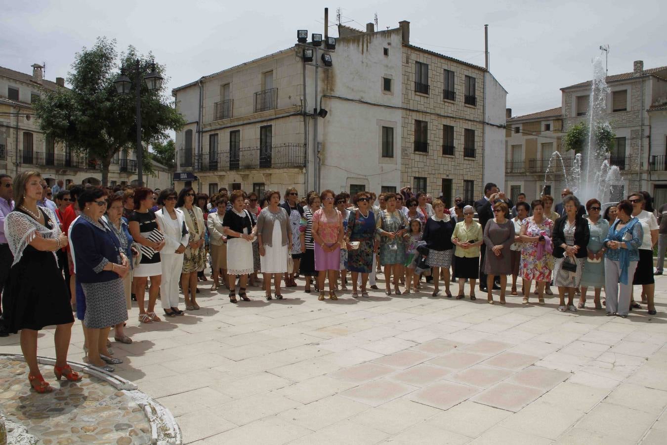 Procesión de la Virgen del Amor Hermoso en Campaspero. Valladolid