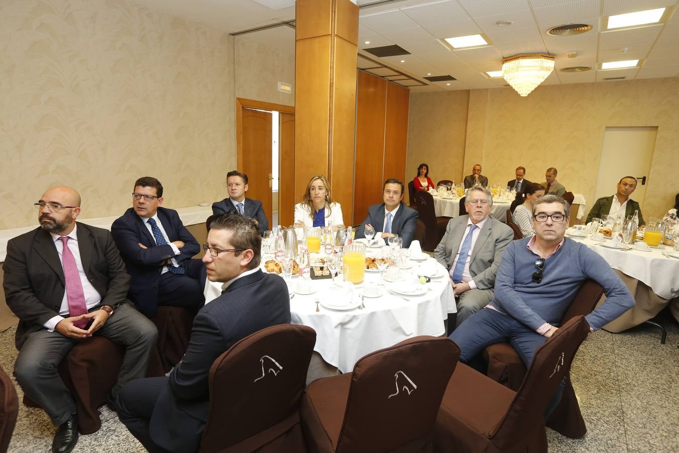 Invitados al Foro Económico celebrado en Salamanca.