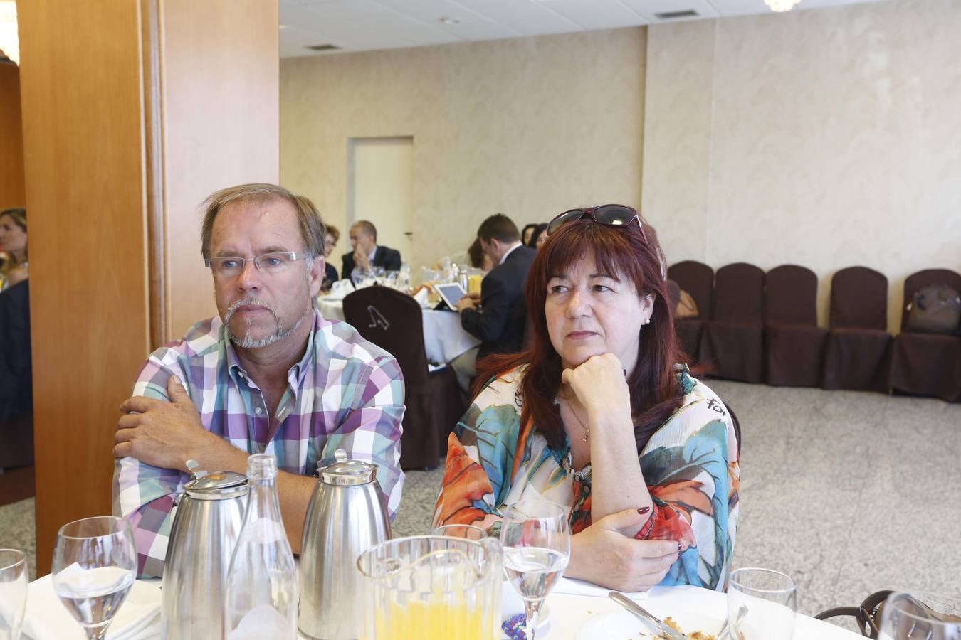 Invitados al Foro Económico celebrado en Salamanca.