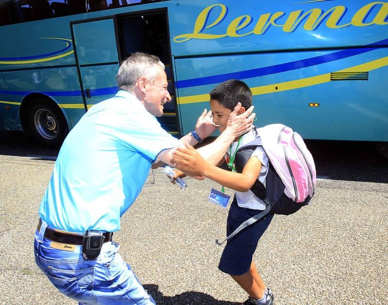 Varios niños saharauis llegan a Palencia para pasar el verano
