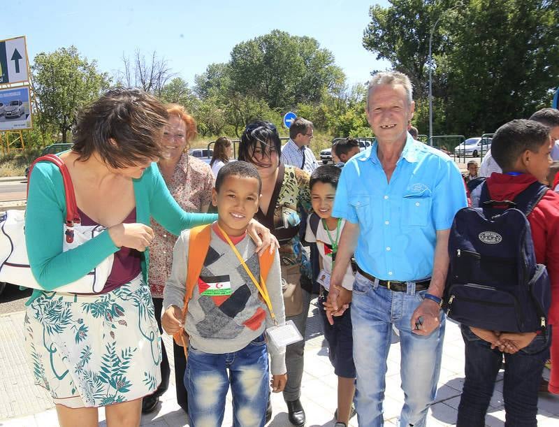 Varios niños saharauis llegan a Palencia para pasar el verano