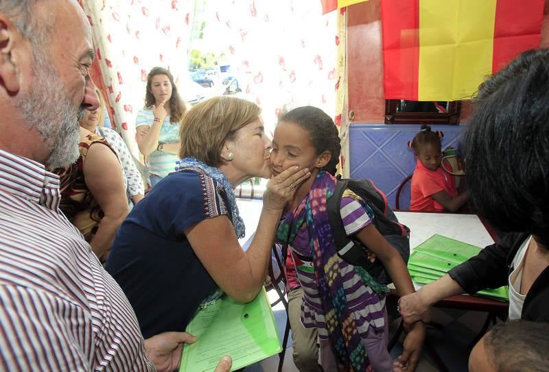Varios niños saharauis llegan a Palencia para pasar el verano