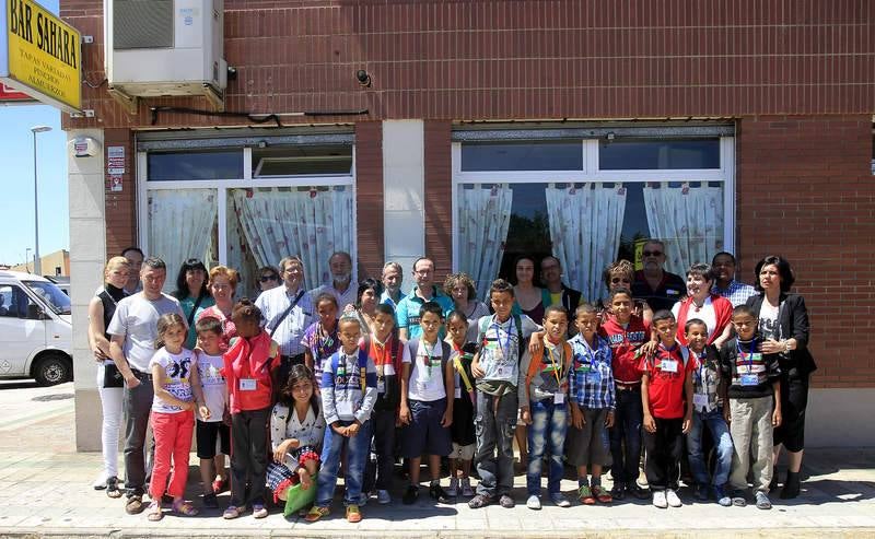 Varios niños saharauis llegan a Palencia para pasar el verano