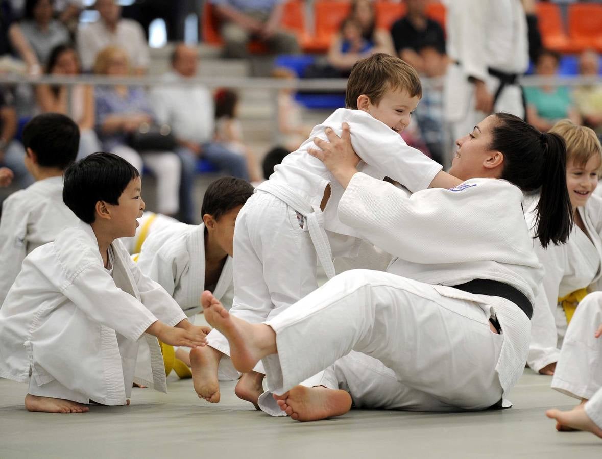 Judo en el Polideportivo Pilar Fernandez Valderrama