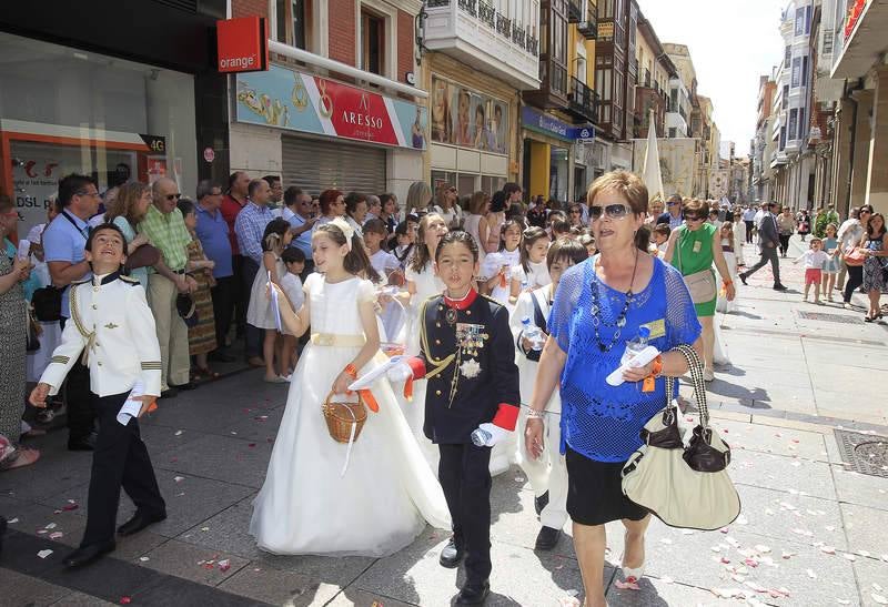 Celebración del Corpus en Palencia