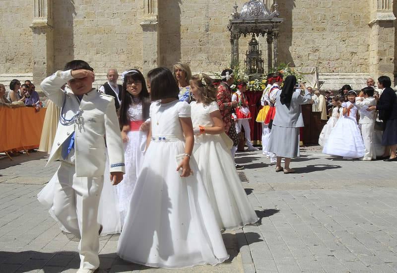 Celebración del Corpus en Palencia