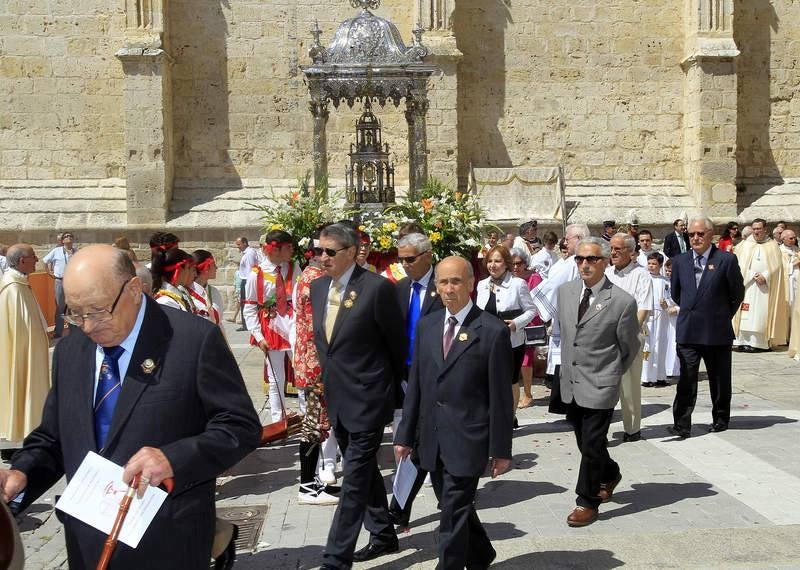Celebración del Corpus en Palencia