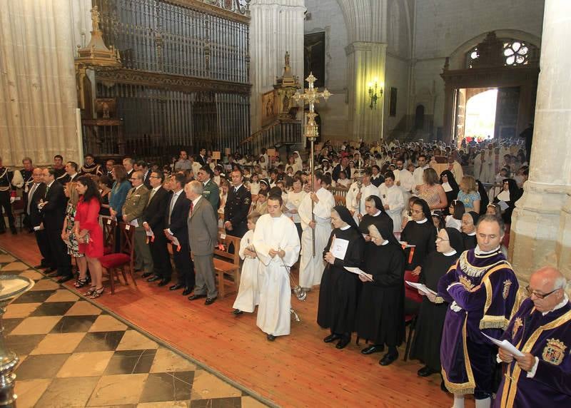 Cientos de personas en el Corpus de Palencia