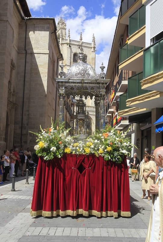 Cientos de personas en el Corpus de Palencia