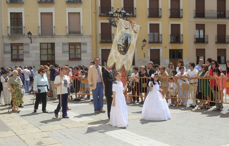 Cientos de personas en el Corpus de Palencia
