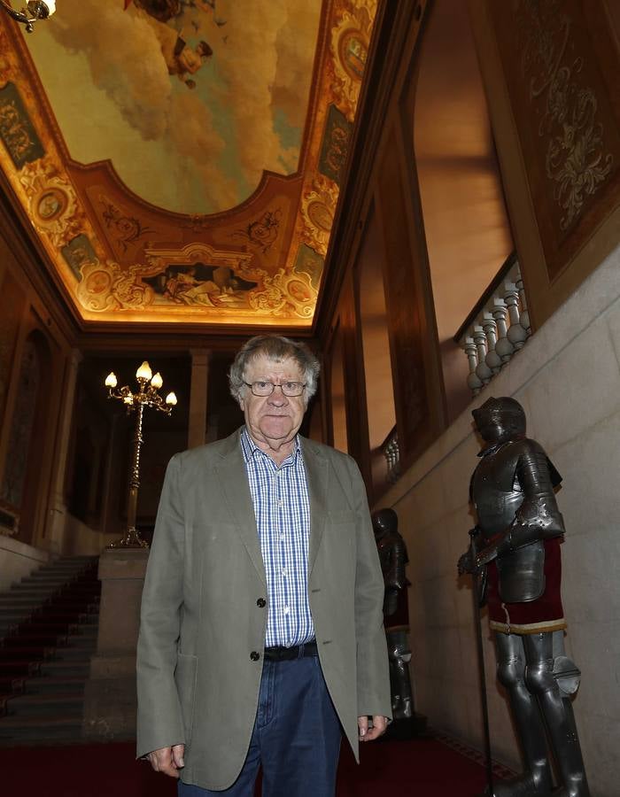 Ian Gibson, en el Aula de Cultura de El Norte