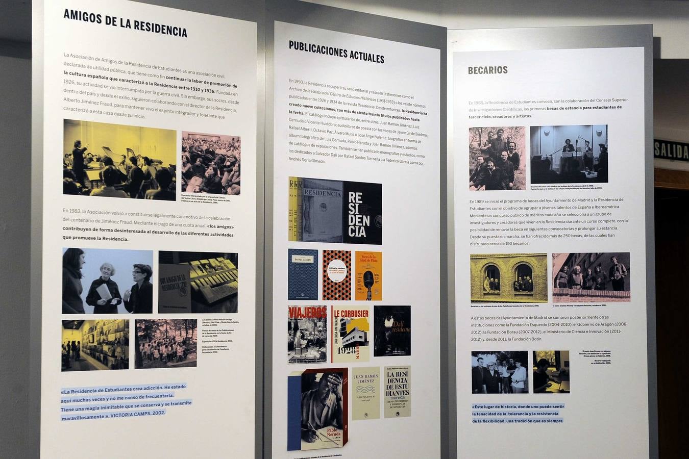 Inauguración de la exposición ‘La residencia de Estudiantes. La cultura de la edad de plata y Valladolid’