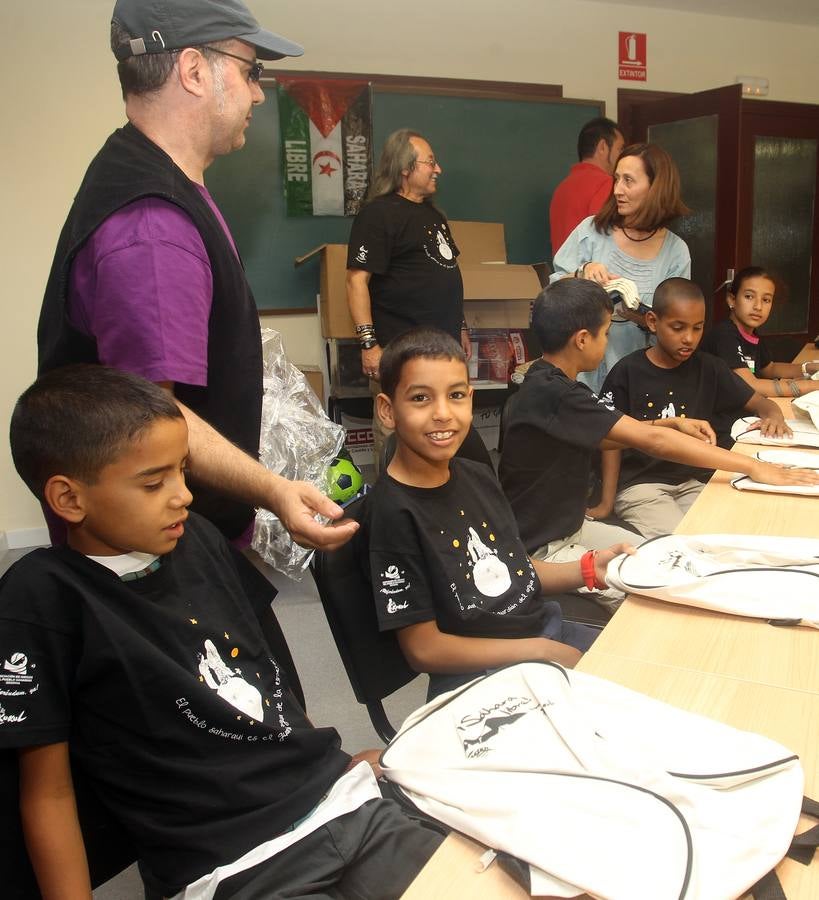 LLegada de los niños saharauis a Segovia