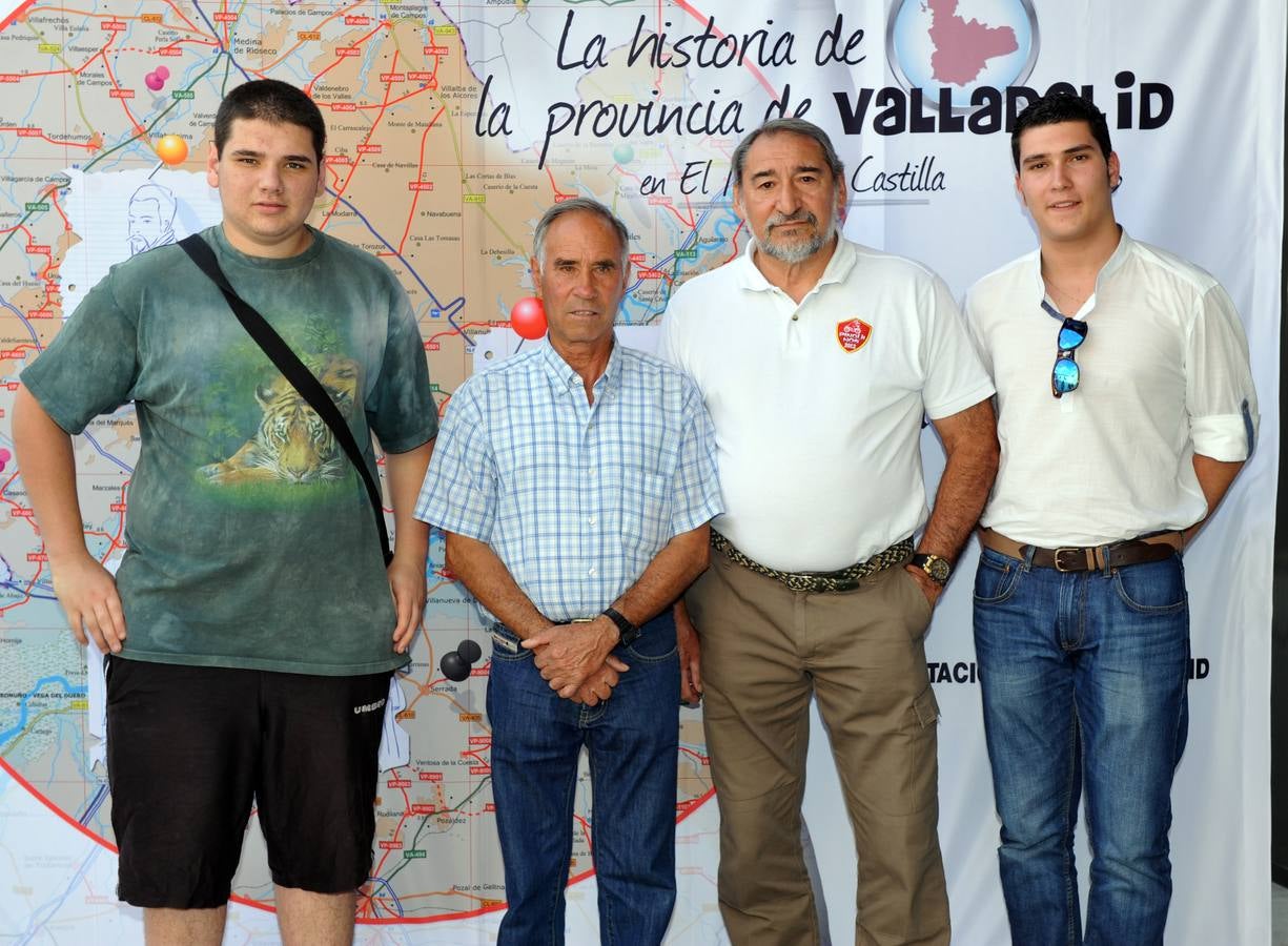 Álvaro Cortés, Luis Álvarez, Luis García y Saúl Núñez Amado, presidente de la Asociación de Jóvenes.