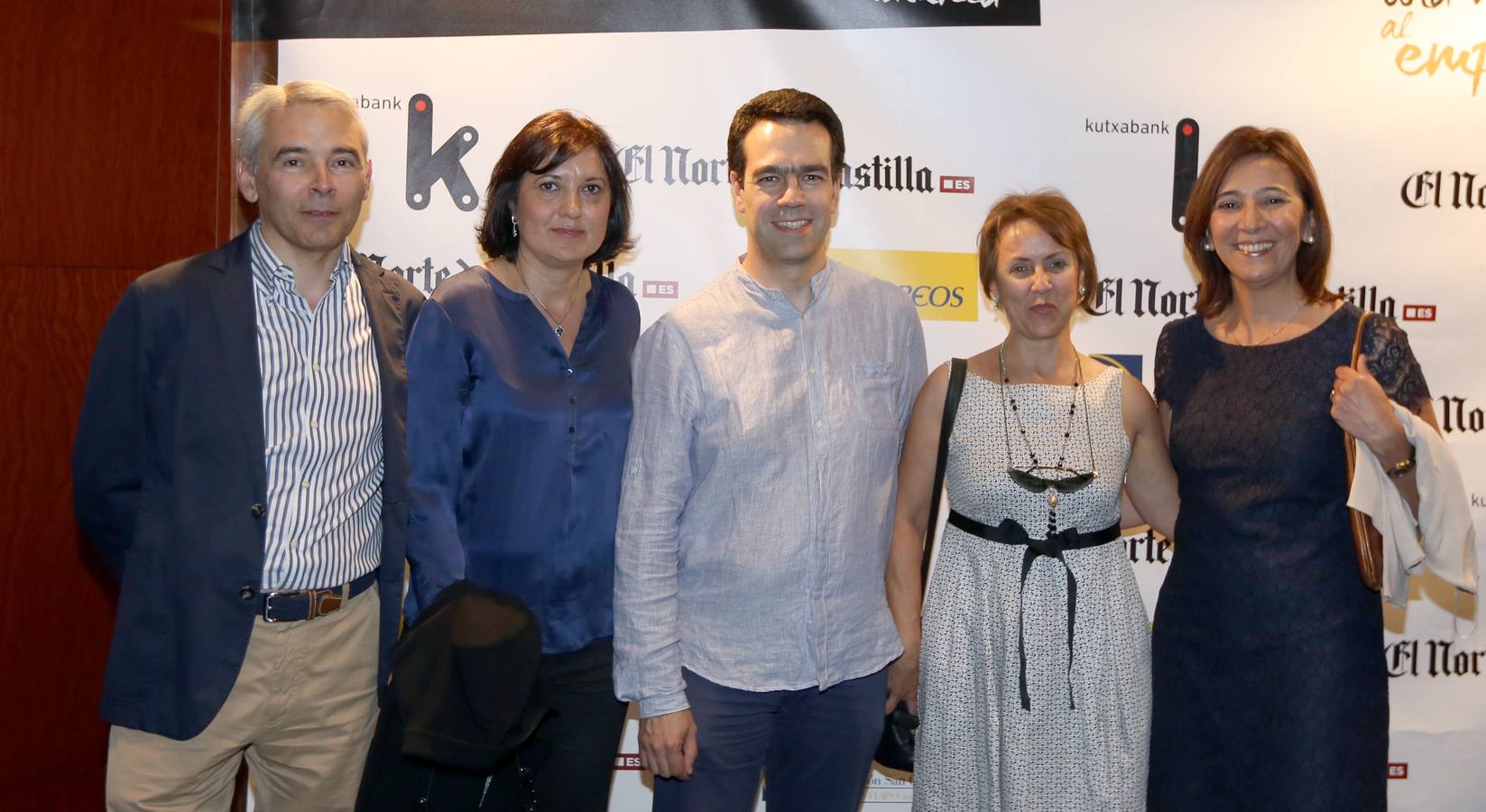 Marcelino Serrano, M. Jesús Díez, Rubén González, Aurora Corona (Adsis), y Mari Paz de la Puente, de Aldaba - Proyecto Hombre.