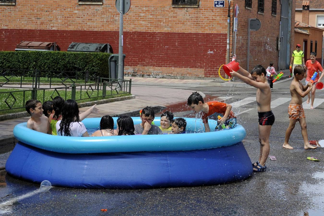 Mojada en el Barrio de Las Flores