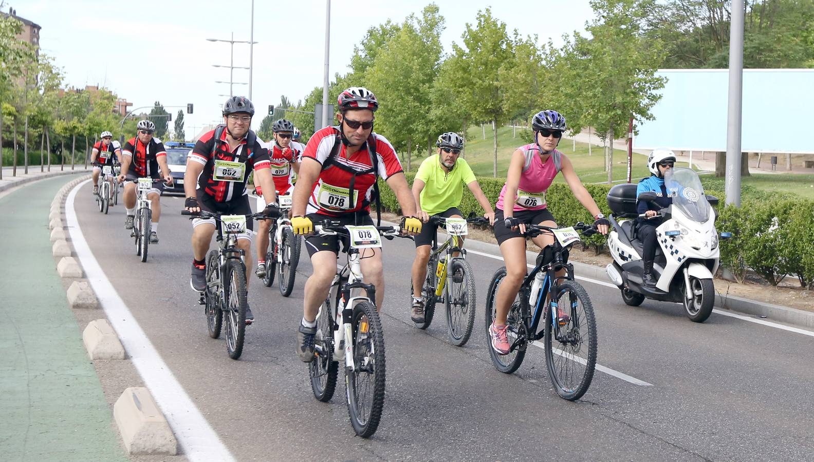 Salida de la ruta desde la Cúpula del Milenio
