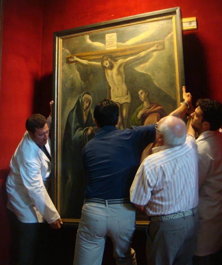 Traslado del cuadro &#039;El calvario&#039; de El Greco a Toledo