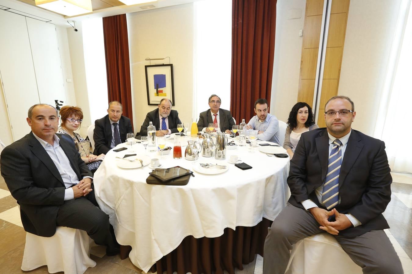 Juan José Santos (Ausbanc), Sonia Luengo (Castilla y León esRadio), Sebastián Requejo (Mancomunidad Sierra de Francia), Julio G. Calzada (El Norte), Jesús Laborda (director provincial de Educación), Carlos Tabernero (Junta), Mamen García (Junta) y Roberto Martín Parra (Ayuntamiento).