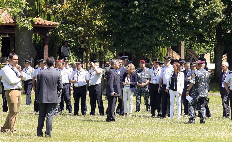 Exhibición del GEO de la Policía Nacional en Carrión de los Condes. Palencia