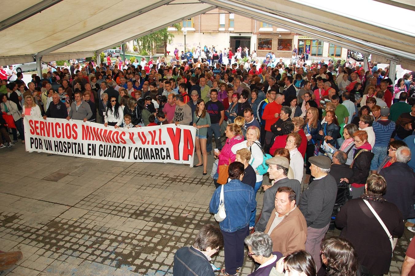 Manifestación en Guardo para reivindicar el hospital comarcal