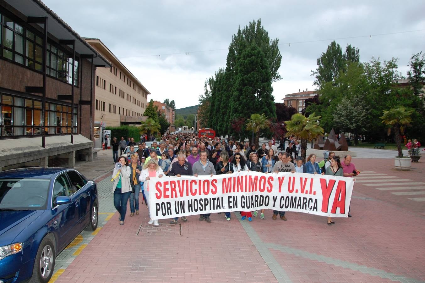 Manifestación en Guardo para reivindicar el hospital comarcal