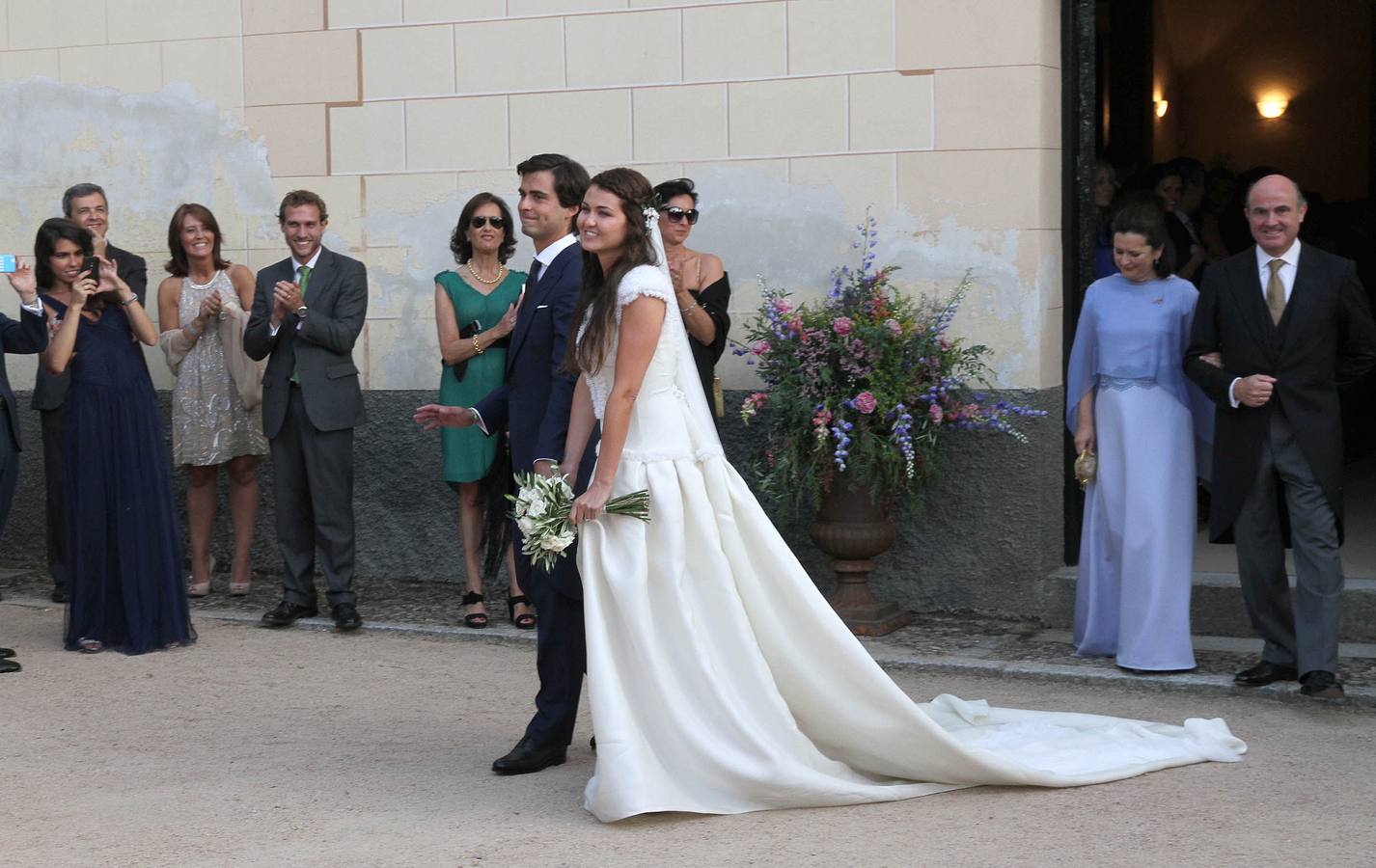 Boda de la hija de De Guindos en La Granja de San Ildefonso de Segovia
