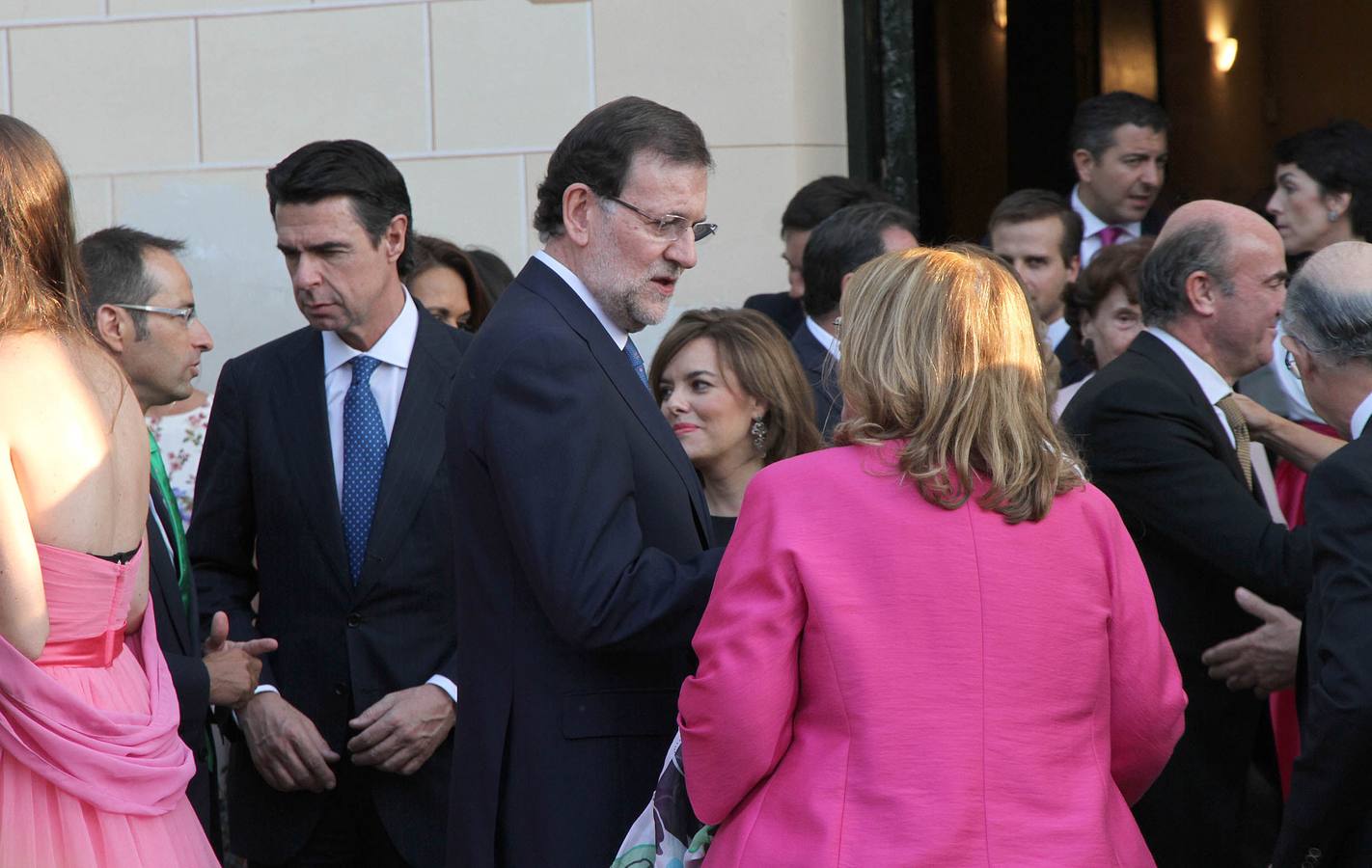 Boda de la hija de De Guindos en La Granja de San Ildefonso de Segovia