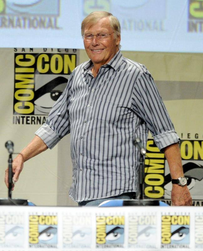 Adam West en la rueda de prensa de presentación del DVD 'Batman: The Complete Series'