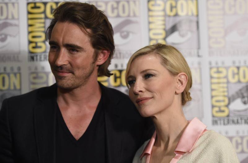 La actriz Cate Blanchett y el actor Lee Pace