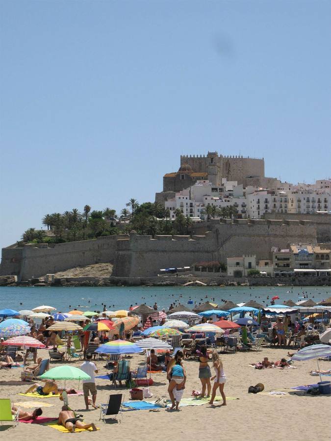 Playa de Peñíscola, en Castellón.