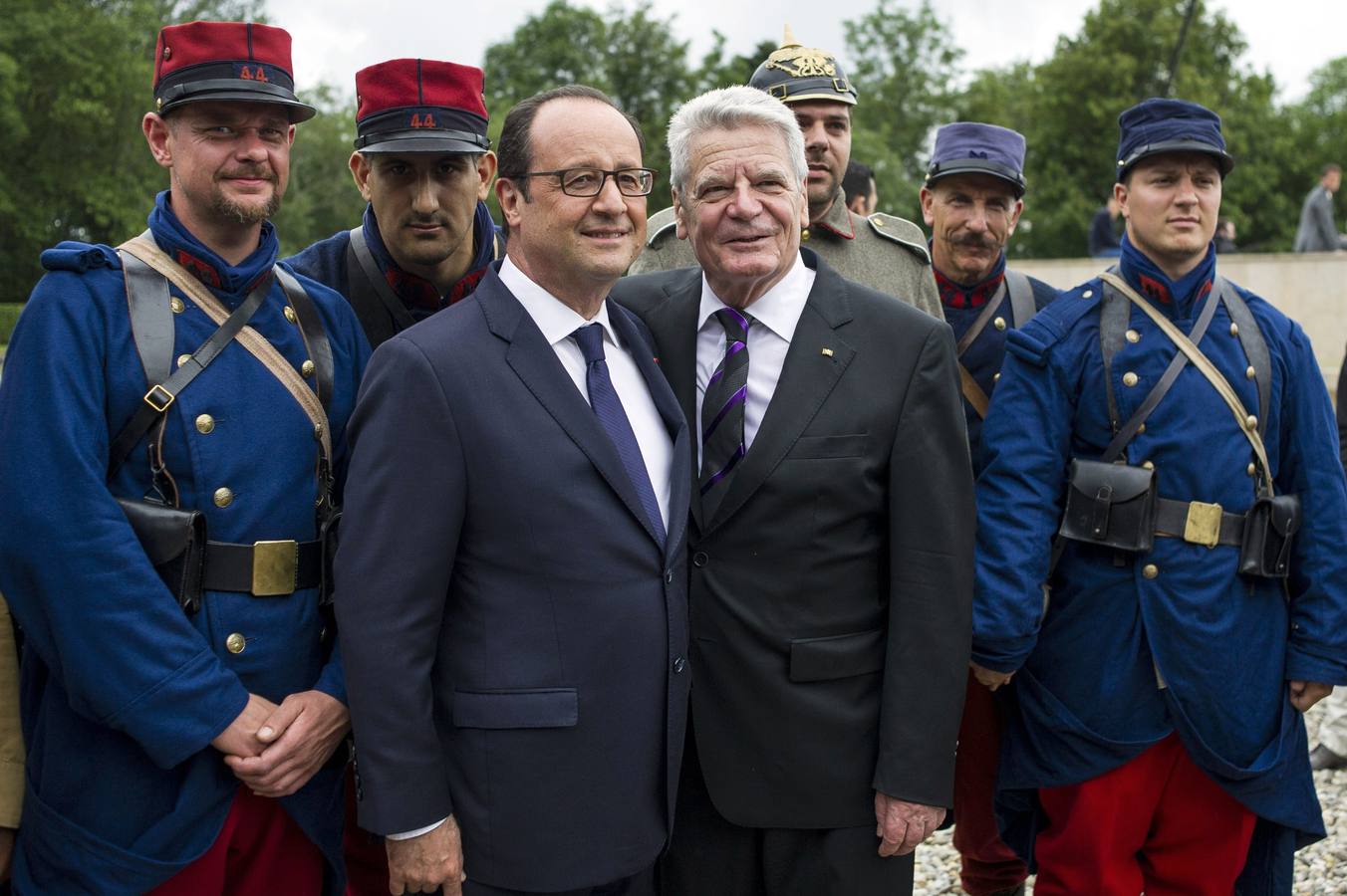 Francia y Holanda celebran el centenario de la Primera Guerra Mundial