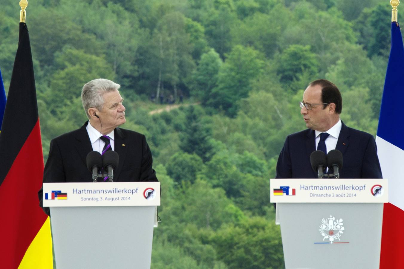 Francia y Holanda celebran el centenario de la Primera Guerra Mundial