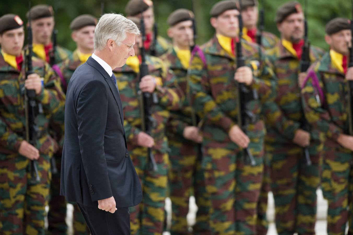 Felipe VI conmemora en Bélgica el centenario de la primera Guerra Mundial