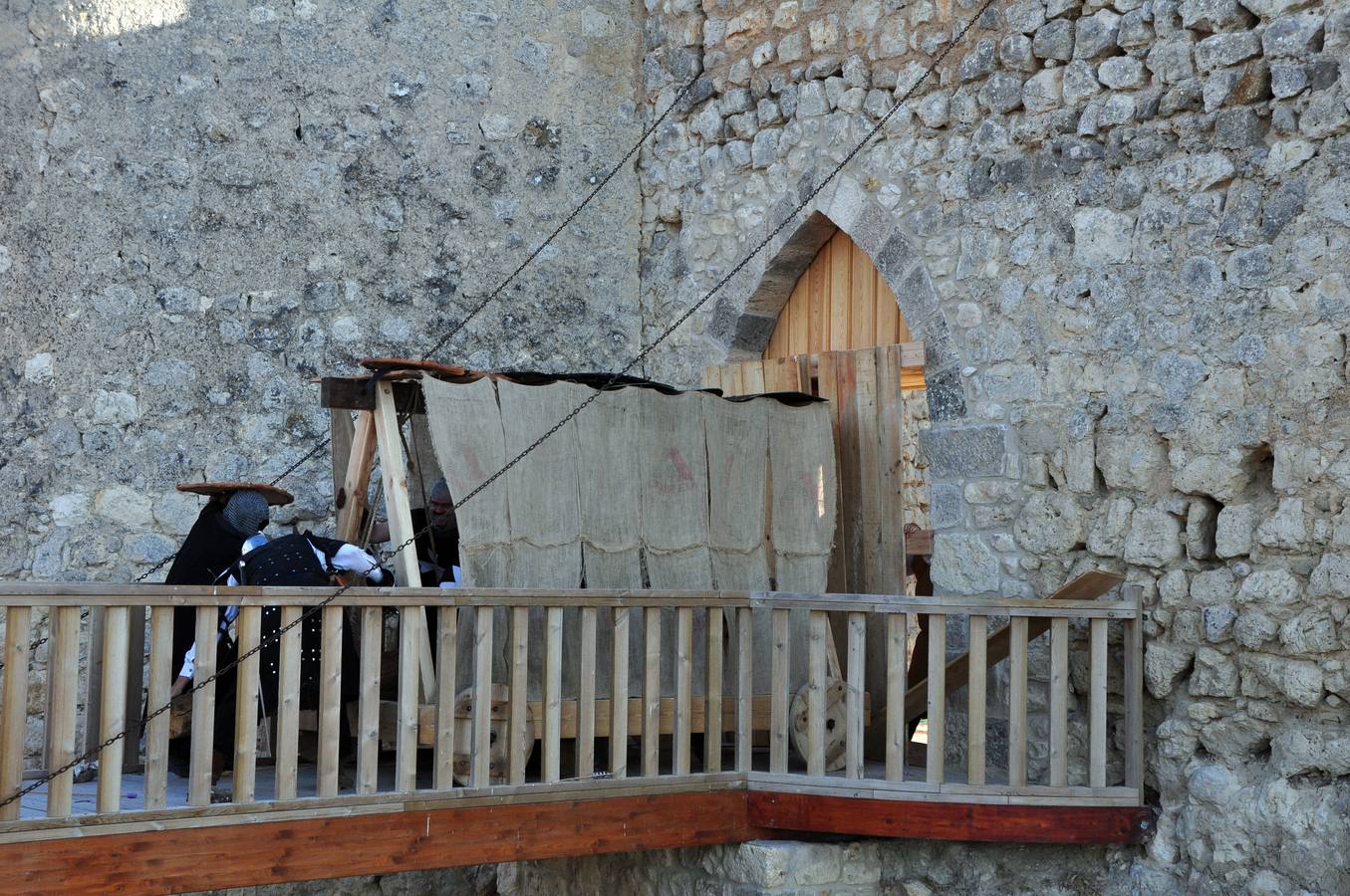 Asalto al castillo de Tiedra. Valladolid