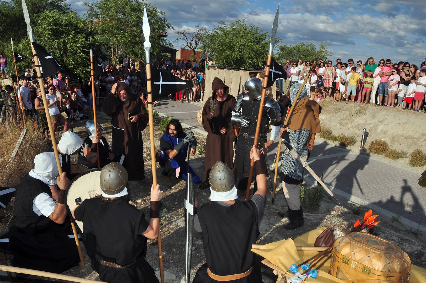 Asalto al castillo de Tiedra. Valladolid