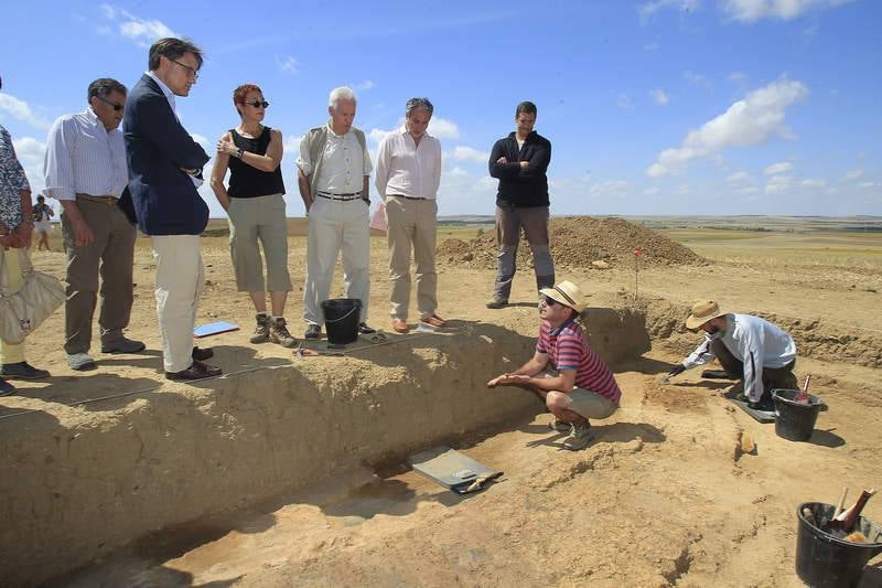 Visita al yacimiento arqueológico de Dessobriga en Osorno (Palencia)