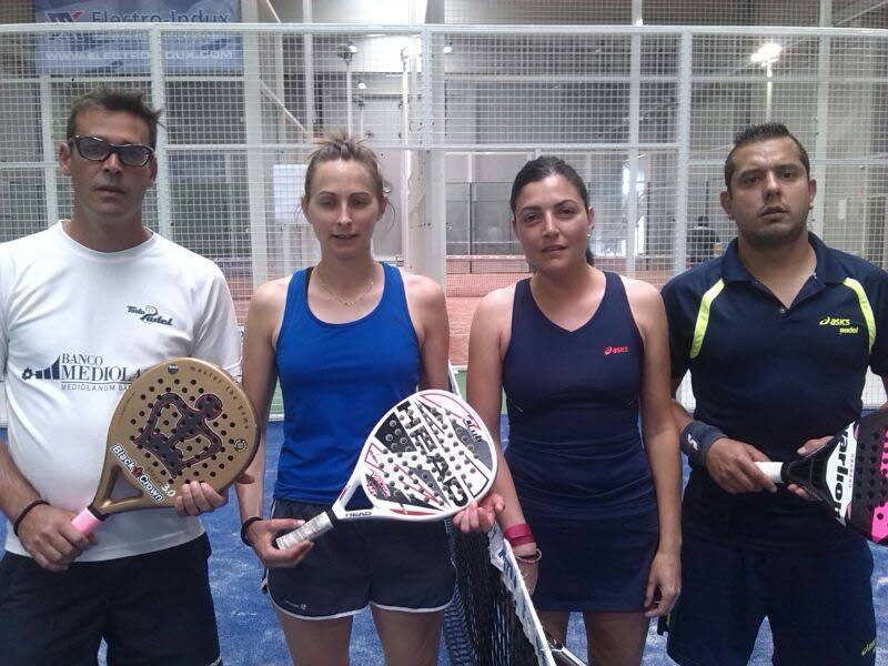 Participantes en el I Torneo de Pádel Trofeo ATV Mercedes Open de Verano